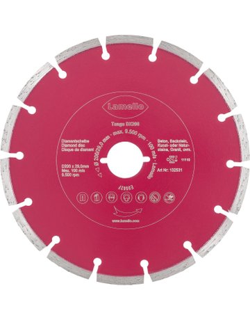 Dia-Trennscheibe für Tanga DX200 D=200 mm für Schnitttiefe bis 70 mm - Lamello