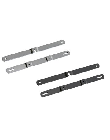 Stabilisator für Rahmenfronten Dispensa Junior Slim, 400 mm, silber - Hettich