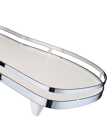 LeMans II Tablar-Sets Arena STYLE, verchromt, 500, links - Hettich