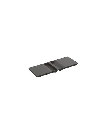 Deckel 11 l, Kunststoff, anthrazit, B x T x H 131 x 342 x 20 mm, Für Abfallsystem Bin.it Prime - Hettich