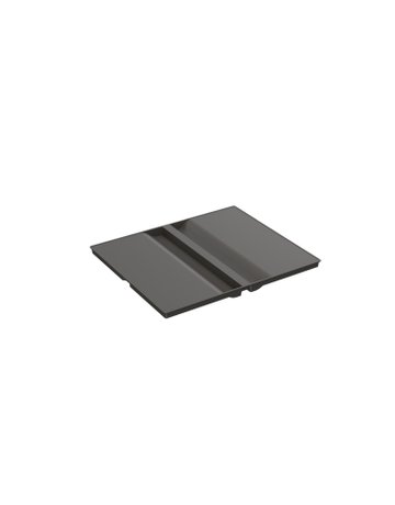 Deckel 26 l, Kunststoff, anthrazit, B x T x H 283 x 342 x 20 mm, Für Abfallsystem Bin.it Prime - Hettich