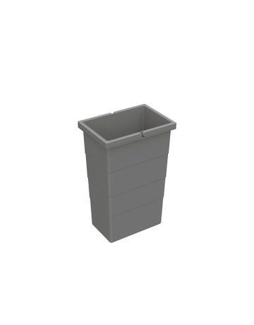 Abfallsystem-Eimer,Inh.10l,KF anthrazit 9352429,ohne Deckel (separat) - Hettich