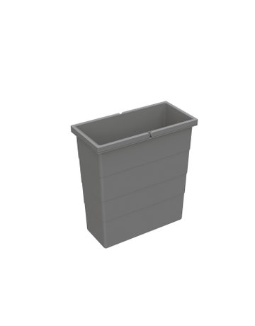 Abfallsystem-Eimer,Inh.14l,KF anthrazit 9352441,ohne Deckel (separat) - Hettich