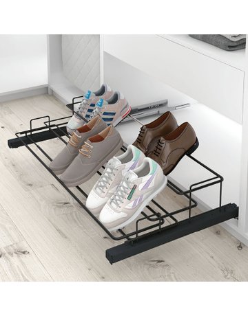 Schrank-Schuhausz.,breitenverstellbar,St 9352745, B640mm,anthrazit - Hettich