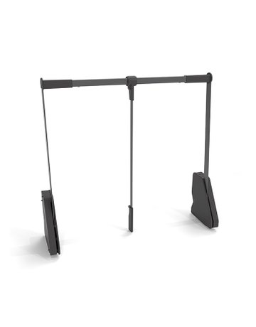 Schrank-Kleiderlift,Lichte KB 985-1168mm Conero,9352798,15kg,schwarz - Hettich