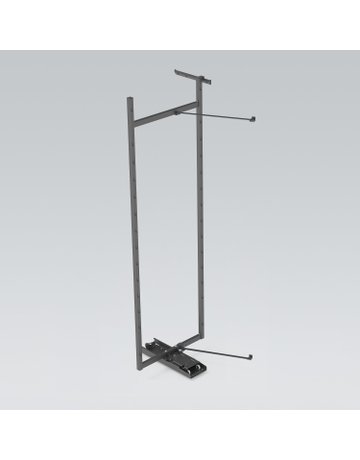 Küchen-Hochschr.ausz.rahmen,Stahl anthrazit Dispensa DOU III 9352801,Rahm.H1700mm - Hettich