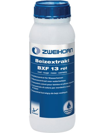 Beizextrakt wasserlöslich rot BXF 13 0,5 ltr - Zweihorn