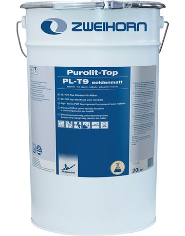 2K-PUR Purolit-Top 25 l seidenmatt PL-T 9 - Zweihorn