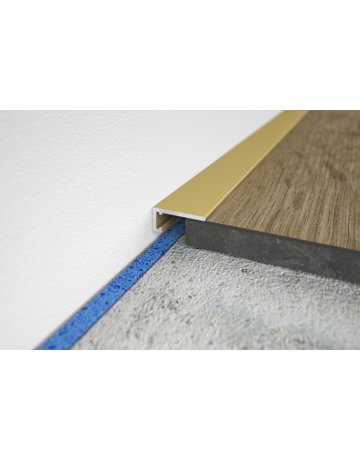 Abschlußleisten AL16X5 16 x 6 x 2000 mm, Alu gold EV3 - Minileiste