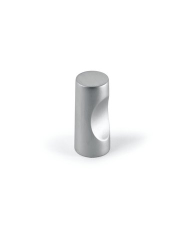 Möbel- Knopf, Almus, 9112590, Durchmesser 12mm, Höhe 24mm, Zink matt verchromt - Hettich