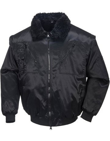 Pilotenjacke Achim schw., Gr. 2XL