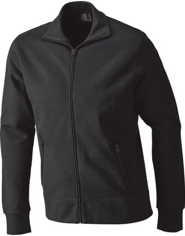 Sweatshirtjacke, Gr. M schwarz