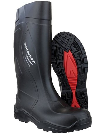 Stiefel Dunlop Purofort+, S5 CI SRC, Gr. 47, schwarz