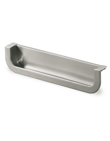 MB-Muschelgriff,eck., B 19 x L 170mm Athena 9065426,z.Einfräs.,edelstahloptik - Hettich