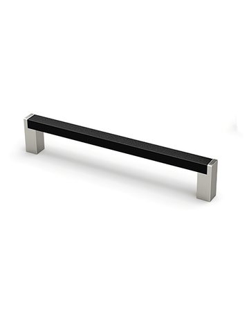 MB-Griff,B12x192mm,H32mm,Aluminium Bermeo 9208084 schwarz - Hettich