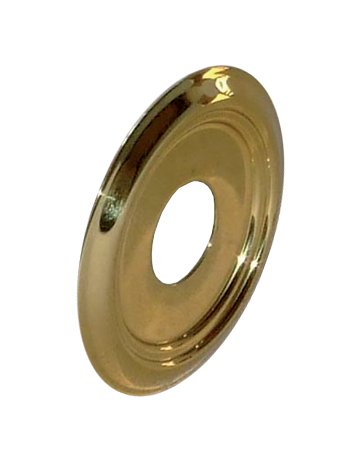 Rosette für Türspion 14 mm Messing poliert - BMB