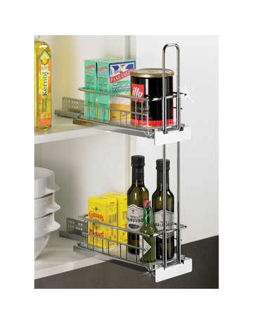 Innenauszug 90° Cargo IQ plus, Cargo IQ Plus 90°, verchromt - Hettich
