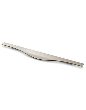 Möbel- Griffleiste, mit Harpunensteg, Codania 9210063, Länge 1.195mm, Aluminium edelstahloptik gebürstet - Hettich