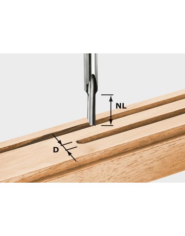 Nutfräser HS D5/12 - Festool