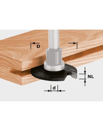 Scheibennutfräser HW D40X5 - Festool