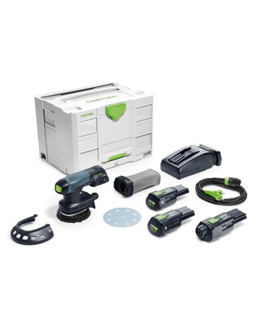 Akku-Exzenterschleifer ETSC 125 3,0 I-Set - Festool