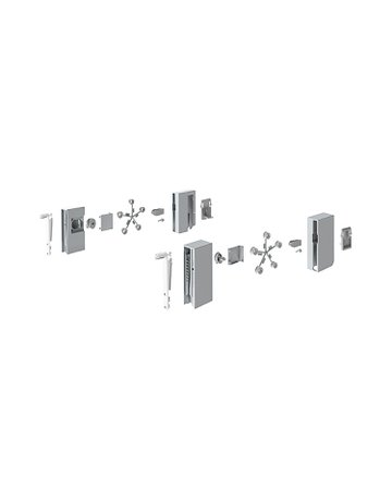 DesignSide Adapter InnoTech Atira / 144 mm, grau - Hettich