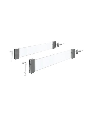 DesignSide Glas InnoTech Atira, 620 / 144 mm, dunkelgrau - Hettich