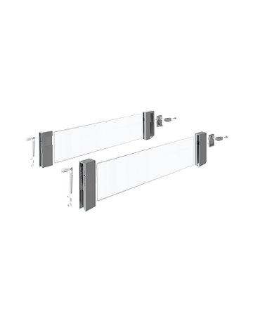 DesignSide Glas InnoTech Atira, 620 / 176 mm, dunkelgrau - Hettich