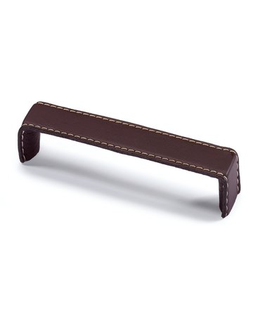MB-Griff,B34x160mm,H30mm,Leder Dublina 9113509,dunkelbraun - Hettich