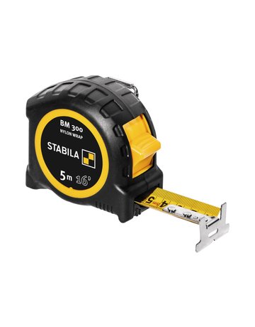 Taschenbandmaß BM 300 5 m (16') cm/inch-Skala - STABILA