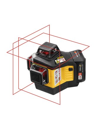 Multilinien-Laser LAX 600 7-tlg. Set 12-V-System mit Akku und Ladegerät (EU) - STABILA