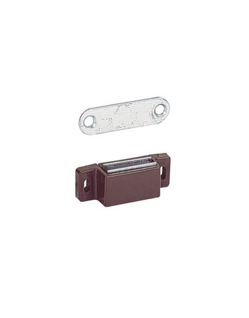 Haftmagnetschnäpper M 72 / GP 2, 40 N, braun passiviert - Hettich