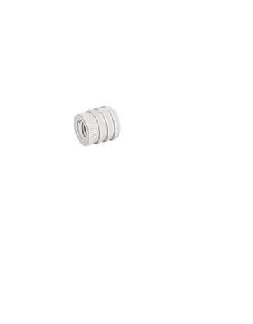 MB-Kunststoffmuffe, M6, L11mm 79539, Kunststoff, weiß - Hettich
