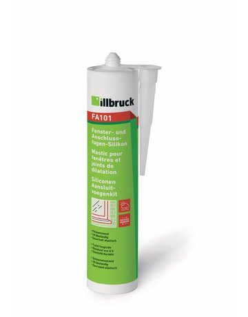 Fenster- /Anschlussfugensilikon Alkoxybasis, 310 ml FA 101 transparent - illbruck