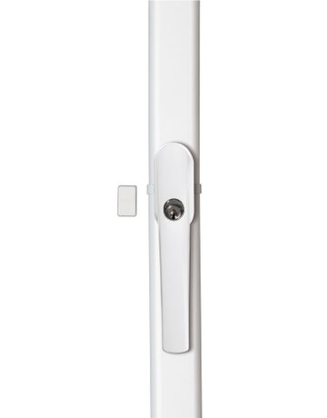Fenster-Stangenschloss FOS550A mit Alarm ohne Stange weiß gleichschließ. AL0089 - ABUS