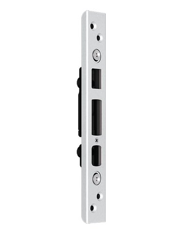Schließblech für Typ 4/10/11 U30x8x220 Achse 15mm LS/RS Falzluft 4mm Silver - Fuhr