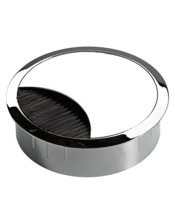 Kabeldurchlass, ø 80 mm, Chrom Optik glanz - Hettich