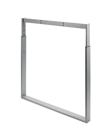 2-Fuß-Gestell, rechteckig, 680-820 mm - Hettich