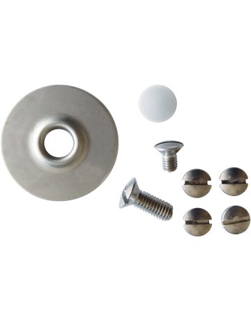 Deckplatten Zubehör Edelstahl (Deckscheibe mit Schrauben ) - GEZE