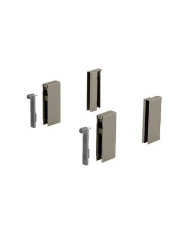 DesignSide Adapter ArciTech, 92 mm / 92 mm, champagner - Hettich
