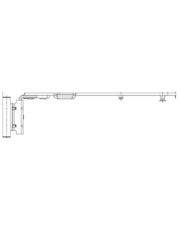 DK SCHERENARM M8/12 12/18-9, 751-1400 L - GU