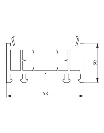 Kunststoffverbreiterungen HVA 30mm breit - GU