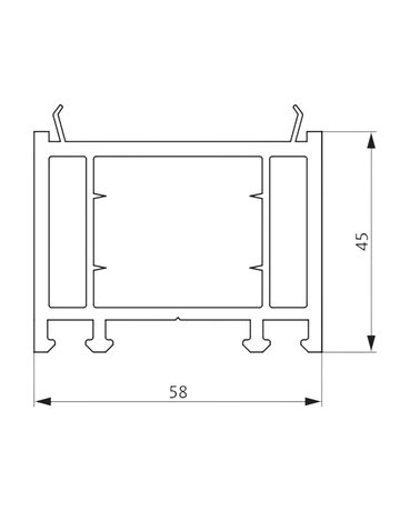Kunststoffverbreiterungen HVA 45mm breit - GU