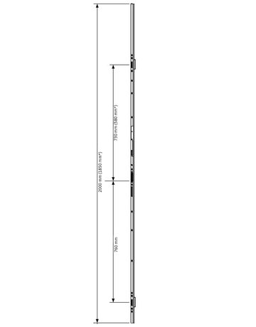 Sle-Falzhebelgetriebe FHG2 U30x10/890/2000/NL15 - GU