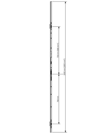 Sle-Falzhebelgetriebe FHG2 U24x8/890/2000/730/760/NL10 - GU