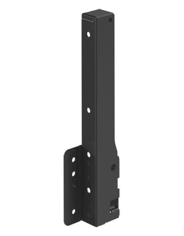 Rückwandverbinder InnoTech Atira, 176 mm, anthrazit, links - Hettich