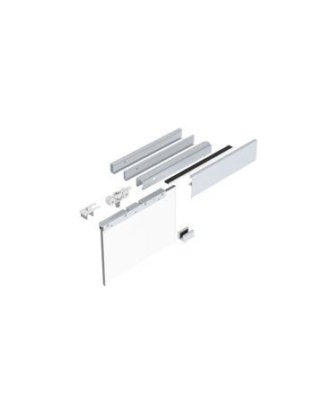 MK-L 80 G147 Schiebegrt. EV1 eloxiert 1-flg. b.80 kg Glas 2500mm - HELM