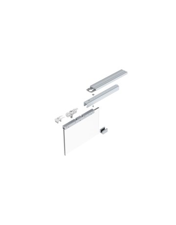MK-L 80 G169 Schiebegrt. EV1 eloxiert 1-flg. b.80 kg Glas 2500mm - HELM
