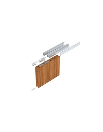 MK-L 80 H127 Schiebegrt. EV1 eloxiert 2-flg. b.80 kg Holz 4000mm - HELM