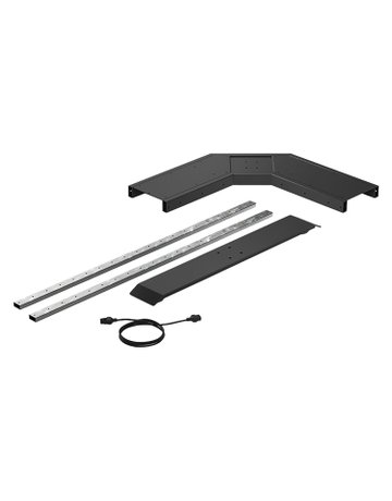 LegaDrive Systems Gestell-Modul 135°-Winkel, graphitgrau - Hettich